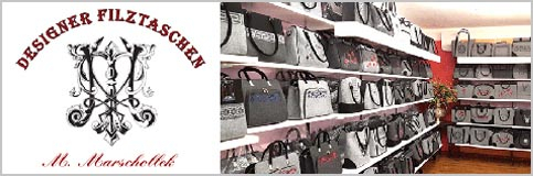 MARSCHOLLEK FILZTASCHEN - Modische Filztaschen für modebewusste Damen